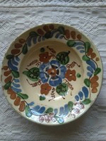 Antik erdélyi  tányér, falitányér