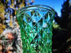 Art deco glass vase