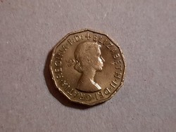 Brit 3 pence 1955