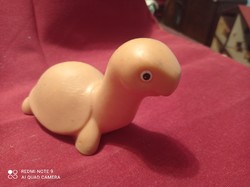 Retró teknős gumi figura