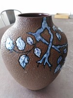 Cseresznyevirág mintás kőporcelán váza