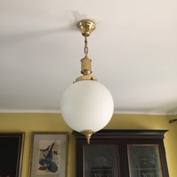 Szép régi aranyozott lámpa függeszték csillár Bauhaus, Artdeco?