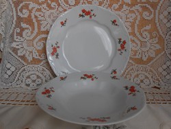 Zsolnay barack mintás tányér szett (lapos és mély)
