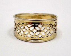 Kő nélküli virágos arany gyűrű (ZAL-Au95144)