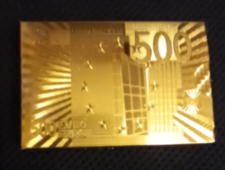 500 eurós arany 54 lapos póker kártya fóliában