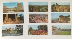 NDK városok retro képeslapok - "DDR Bildreport", Planeta 1974