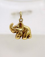Arany elefánt medál (ZAL-Au95621)