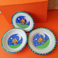 Zsolnay retro fairytale pattern kids tableware