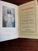 Herz Jesu Segen 1915 német imakönyv 