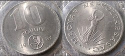 1981 FAO 10 Forint