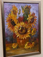 Sunflower. Flower still life