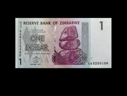 UNC - 1 DOLLÁR - ZIMBABWE .- 2007