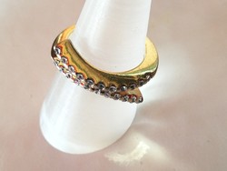 Aranyozott ezüst gyűrű 