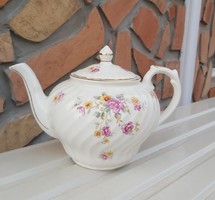 Gyönyörű Gránit virágos teáskanna kanna nosztalgai Gyűjtői szépség
