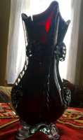 Murano-i szecesszió-korabeli rétegelt váza