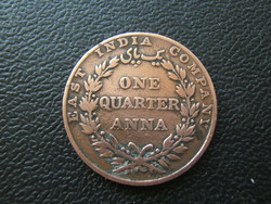 Ritka  ONE QUARTER ANNA 1835