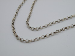 KK1088 Extra hosszú 80 cm anker mintájú ezüst nyaklánc 925 jelzett