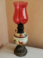 Majolika Petróleum lámpa