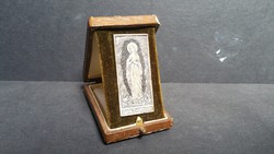 Kegytárgy szuvenír Lourdes -ból, Szent Bernadett kegytárgy, Szűzanya