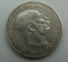 Ferencz József osztrák ezüst 2 Korona 1913-as