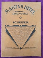 1931 - Magyar hitel - szerkesztő : Zsoldos Géza - A Grünwald-Schiffer-féle családi szerződés...