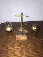 Mini copper weight figure 1 pc