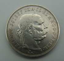 Ferencz József ezüst 5 Korona 1900-as, Körmöcbánya