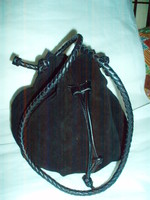 Vintage zara split leather shoulder bag