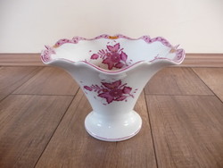 Antik Herendi purpur Apponyi mintás váza