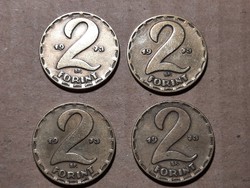 4 db 2 Forint 1973 !!!