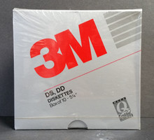 3M floppy lemezek originált, bontatlan, hibátlan.  DS, DD  Box of 10  1989. gyűjtői állapot