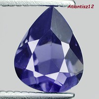 The value of a genuine 100% natural violet blue iolite (cordierite) gemstone is 0.75ct (vvs): HUF 29,800 !!