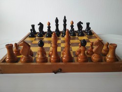 Retró fa sakk készlet eladó