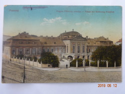 Régi képeslap: Pozsony, Frigyes Főherceg palotája, 1916