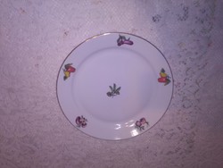 Alföldi porcelán zöldség mintás nagy tányér, süteményes tányér