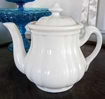 Antik fehér vastag porcelán teás kanna