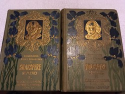 Shakspere remekei 2.4. Kötet.(1903)Remekírók képes könyvtára!Lampel Róbert cs,és kir könyvkereskedés