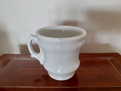 Antik porcelán kávés csésze régi fehér bögre 1 db