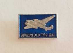 Régi orosz repülős kitűző