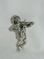 925 ezüst hegedülő figura
