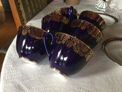 Lomonoszov teás csészék 6 db, vitrin állapot, (100)