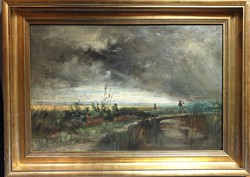 A közelgő vihar, Rubovics Márk festménye