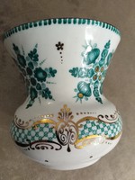 Miniature, hand-painted, enamel vase