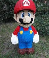 Lego hatalmas szobor figura Super Mario