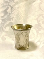 Bámulatba ejtő  antik ezüst tárgy !  Mini váza
