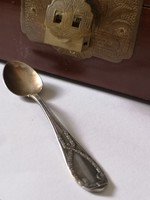 Antik ezüst kiskanál / Antique silver coffee spoon
