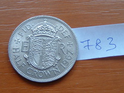 ANGOL ANGLIA 1/2 HALF CROWN KORONA 1967 Queen Elizabeth II 75% réz, 25% nikkel #783