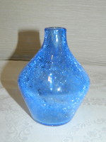 Kék fátyolüveg váza