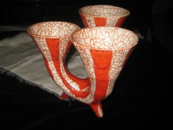 Gorka , három ágú váza