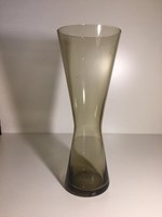 Wagenfeld - design piece similar to diabolo's brown glass vase (13-m4)